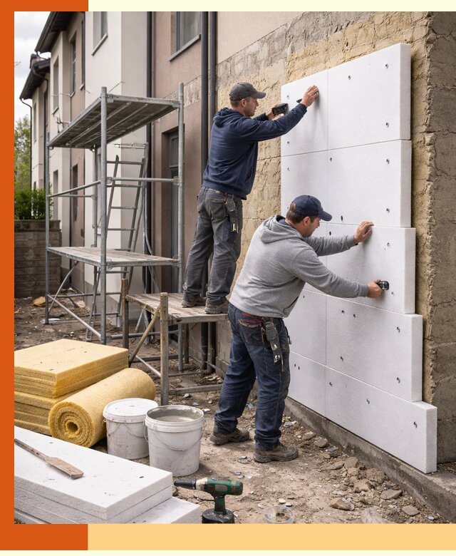 Утепление таунхауса с гарантией комфорта в Североморске