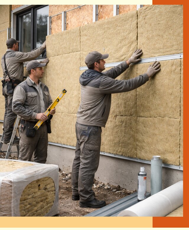 Утепление дома из SIP панелей в Североморске от 6632 руб./м² под ключ | ТепломастерСвм