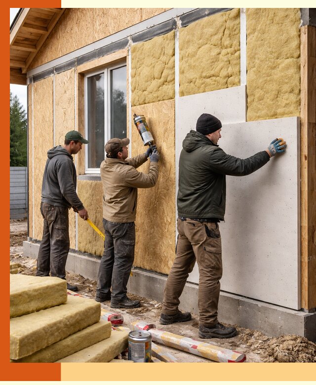 Профессиональное утепление дома из SIP-панелей в Североморске