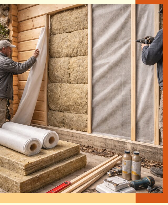 Утепление дома из минибруса в Североморске от 4814 руб/м2 — заказать профессионально | ТепломастерСвм