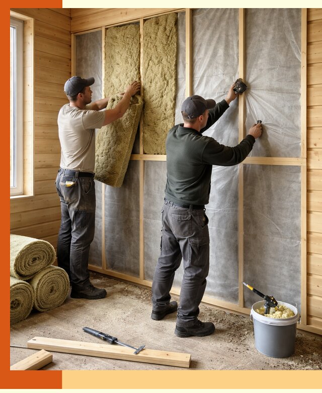 Утепление дома из минибруса в Североморске: комплексные теплоизоляционные работы