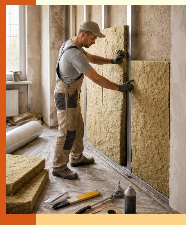 Утепление квартиры в Североморске — комплексная теплоизоляция стен и полов