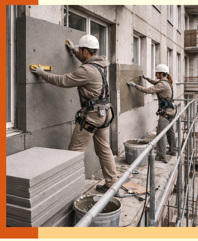 Утепление квартиры снаружи под ключ в Североморске