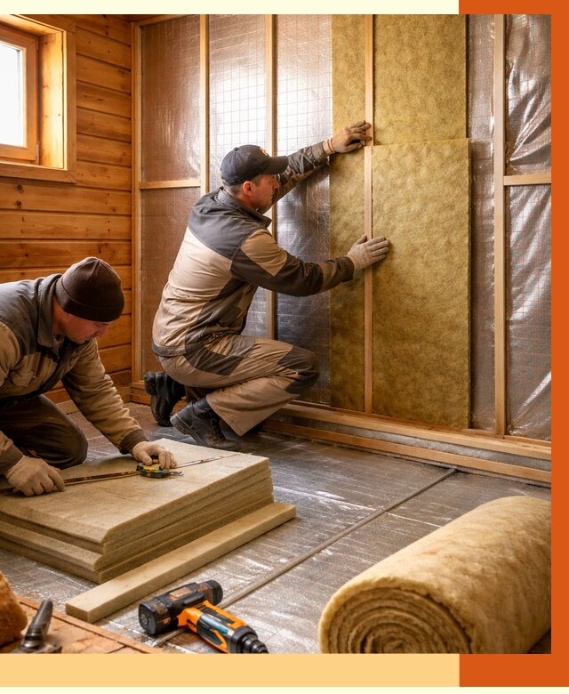 Утепление бани изнутри в Североморске под ключ от 4493 руб./м² | ТепломастерСвм