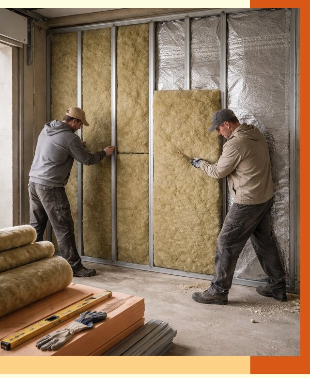 Утепление гаража изнутри в Североморске от 8023 руб/м2 — работы и цена | ТепломастерСвм