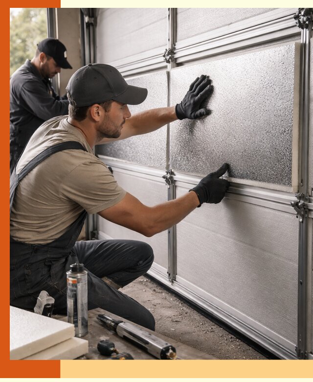 Утепление гаражных ворот в Североморске качественно и надежно