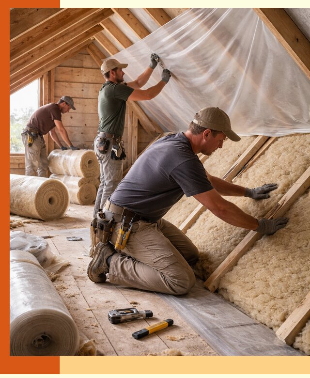 Утепление крыши изнутри в Североморске: профессионально и надежно