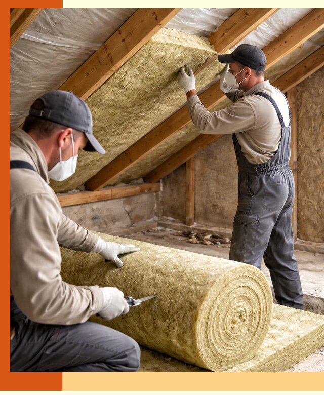 Утепление чердака минватой быстро и качественно в Североморске