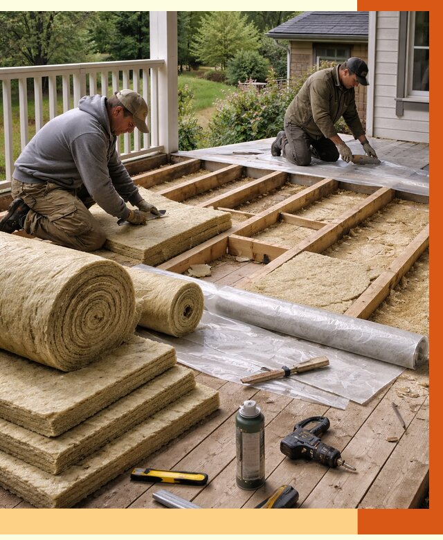 Утепление террасы в Североморске от 4493 руб./м2 — утеплить террасу под ключ | ТепломастерСвм