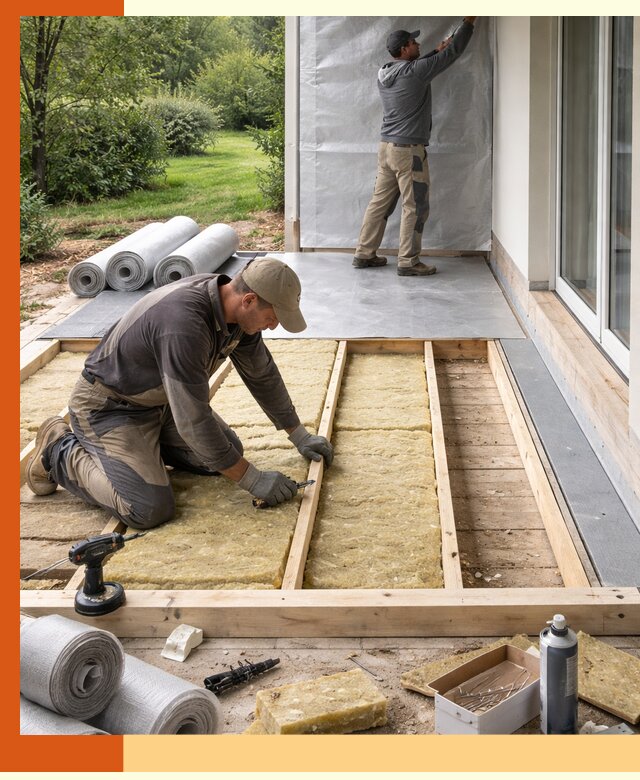 Утепление террасы в Североморске — тепло и защита круглогодично