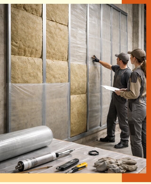 Утепление склада химсырья в Североморске от 4814 руб. под ключ | ТепломастерСвм