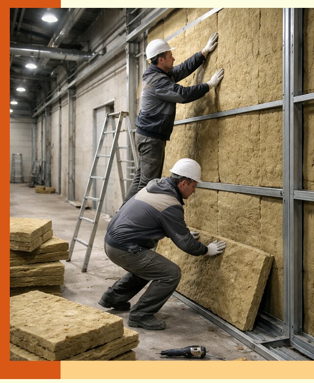 Утепление цеха под ключ в Североморске с гарантией качества