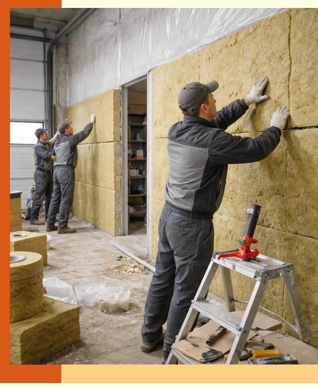 Утепление автосервиса и мастерских в Североморске качественно и надёжно