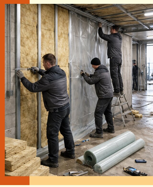 Профессиональное утепление автомойки в Североморске для любого типа помещений