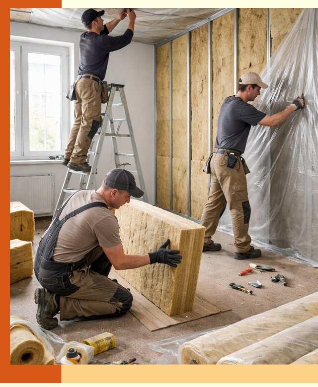 Утепление офисных помещений под ключ в Североморске