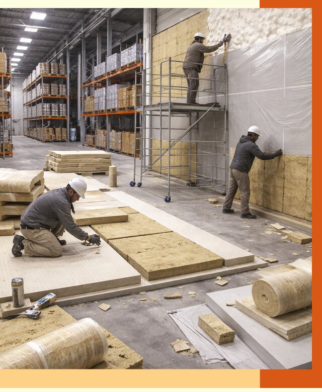 Утепление складского терминала в Североморске от 8023 руб./м² под ключ | ТепломастерСвм