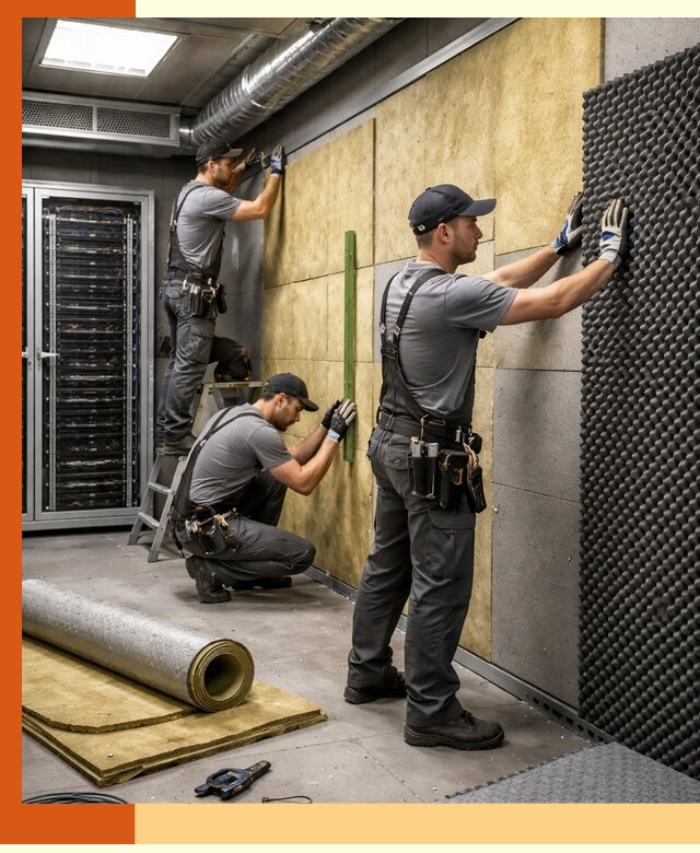 Утепление серверной комнаты профессионально в Североморске