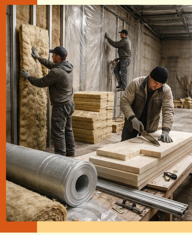 Утепление торгового склада в Североморске с энергоэффективными решениями