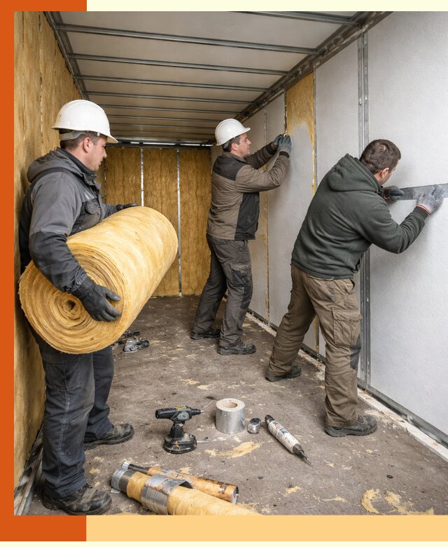 Утепление рефрижераторного контейнера в Североморске профессионально и надежно