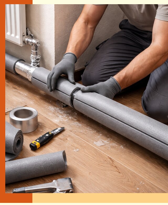 Утепление труб отопления в Североморске: теплоизоляция и защита сети