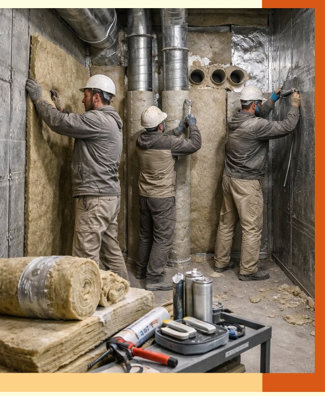 Утепление венткамеры в Североморске под ключ от 1551 руб. — профессионально | ТепломастерСвм