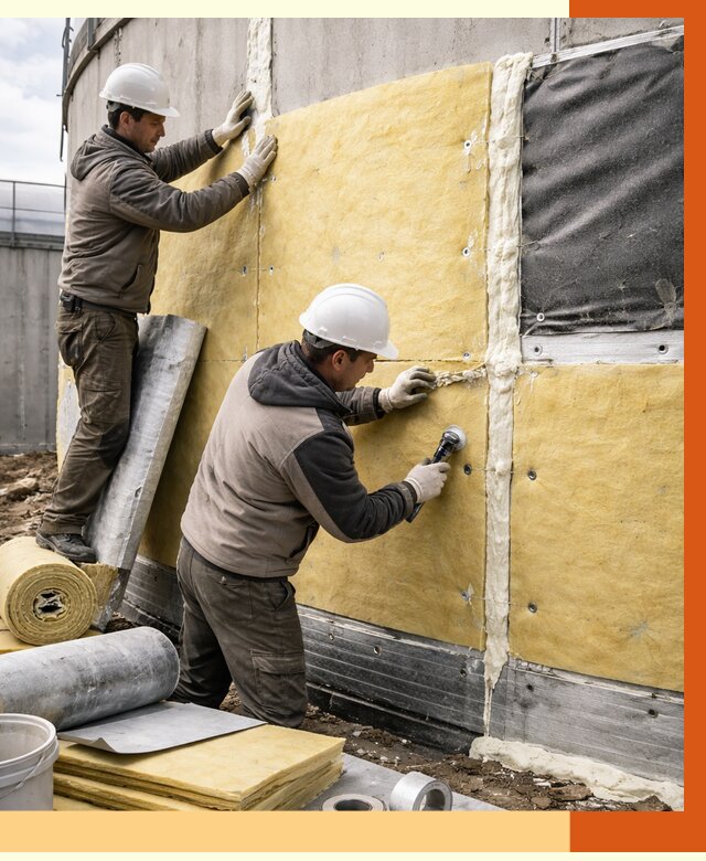 Утепление резервуара в Североморске от 29417 руб/м2 — монтаж ППУ и комплекс под ключ | ТепломастерСвм