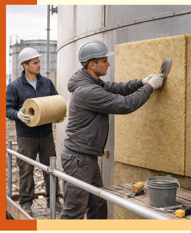 Профессиональное утепление резервуара и теплоизоляция в Североморске