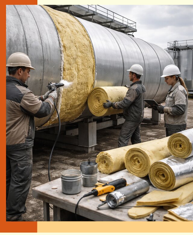 Утепление цистерны в Североморске — утеплители и монтаж под ключ