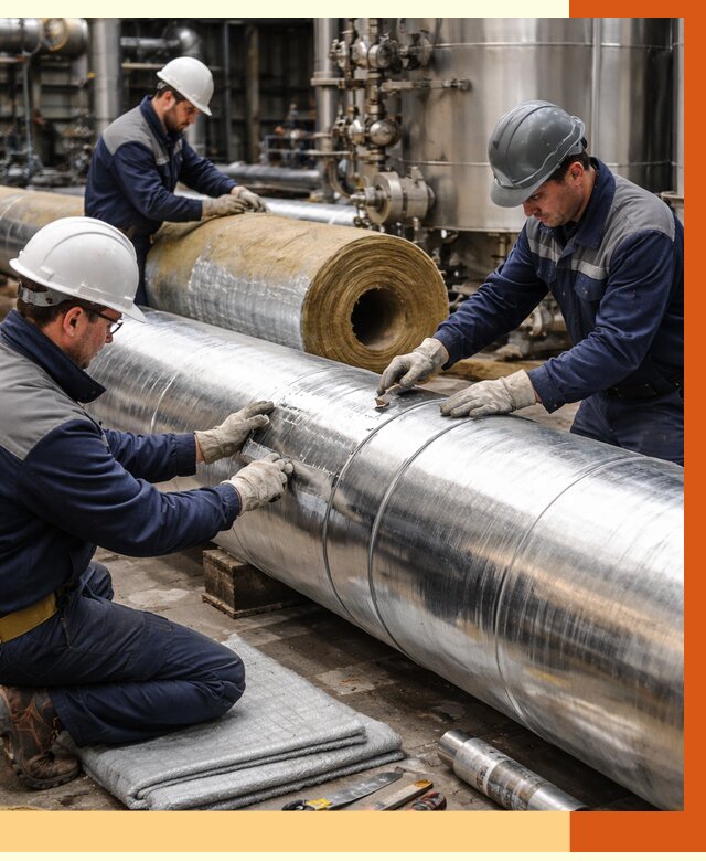 Утепление технологического оборудования в Североморске от 4493 руб. за м2 | ТепломастерСвм