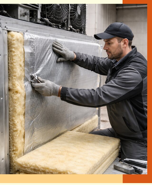 Утепление холодильного агрегата в Североморске от 9092 руб. под ключ | ТепломастерСвм