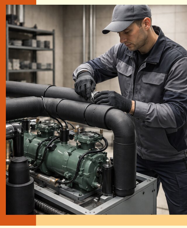 Утепление холодильного агрегата и теплоизоляция в Североморске