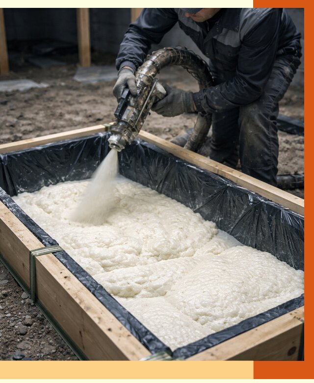 Заливка ППУ в формы в Североморске от 2674 руб. — утепление форм под ключ | ТепломастерСвм