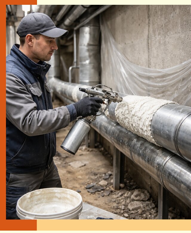 Утепление труб жидкой теплоизоляцией в Североморске