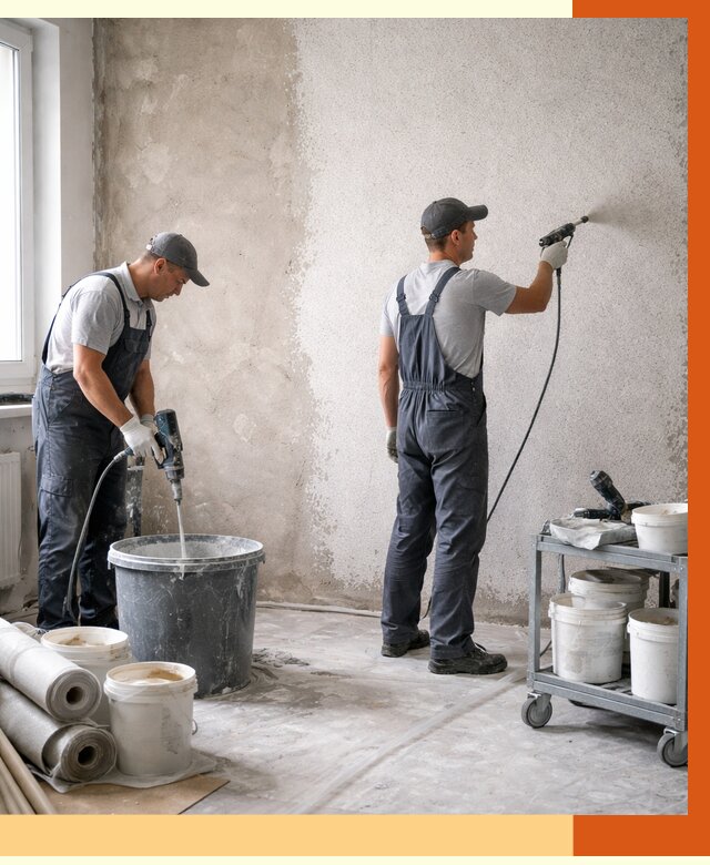 Утепление стен жидкой теплоизоляцией в Североморске от 4493 руб/м² | ТепломастерСвм