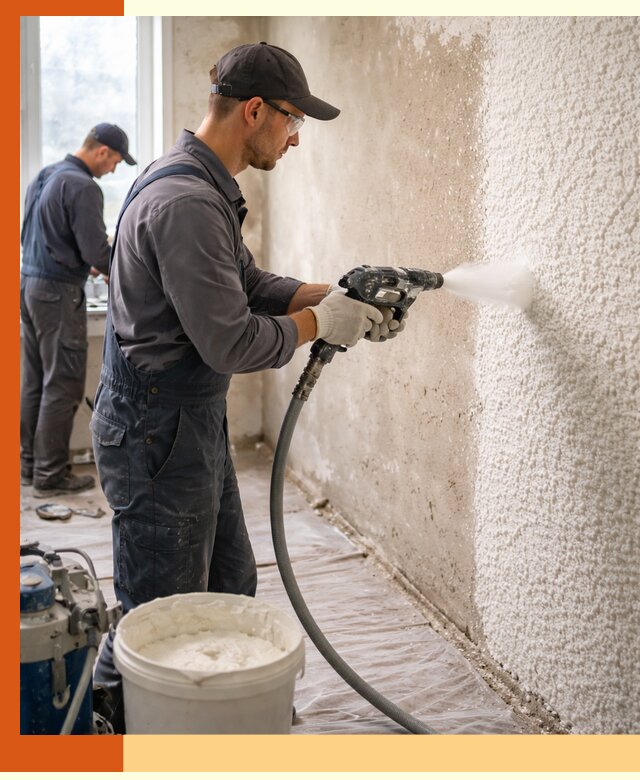 Утепление стен жидкой теплоизоляцией в Североморске для квартир и домов