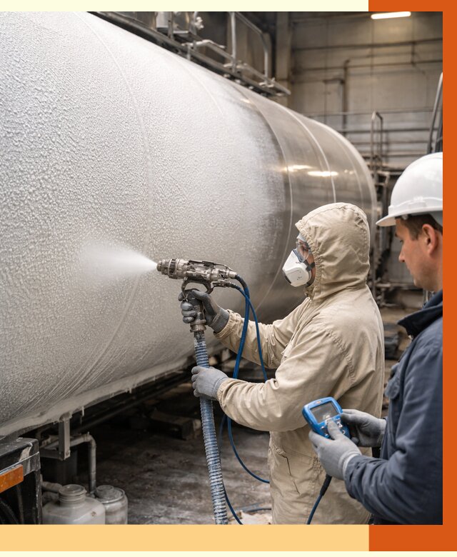 Утепление автоцистерны жидкой теплоизоляцией в Североморске от 15511 руб. под ключ | ТепломастерСвм
