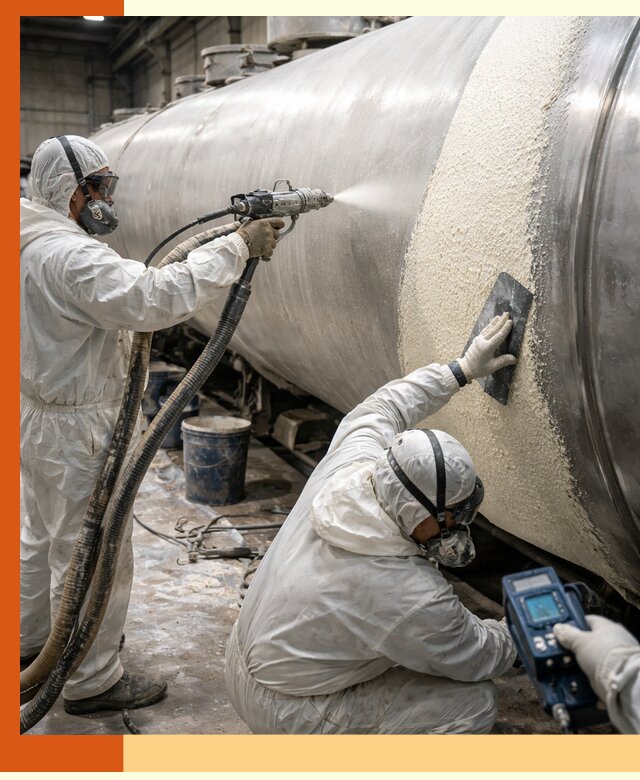 Утепление автоцистерн жидкой теплоизоляцией в Североморске