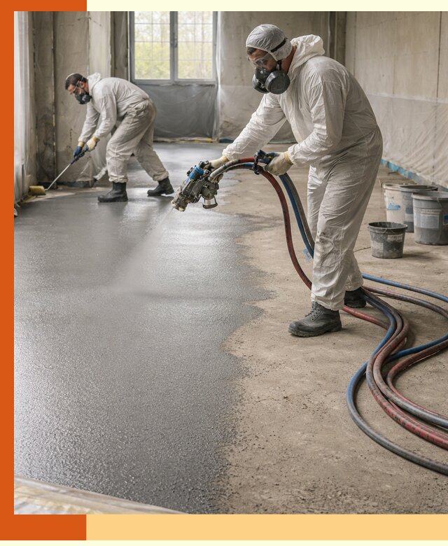 Гидроизоляция полимочевиной полов и конструкций в Североморске