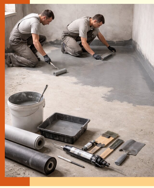 Гидроизоляция пола в Североморске — надежная защита от влаги и протечек