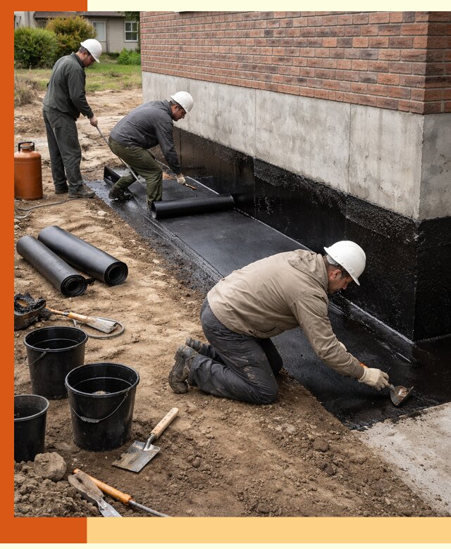 Гидроизоляция фундамента в Североморске: надежная защита строений