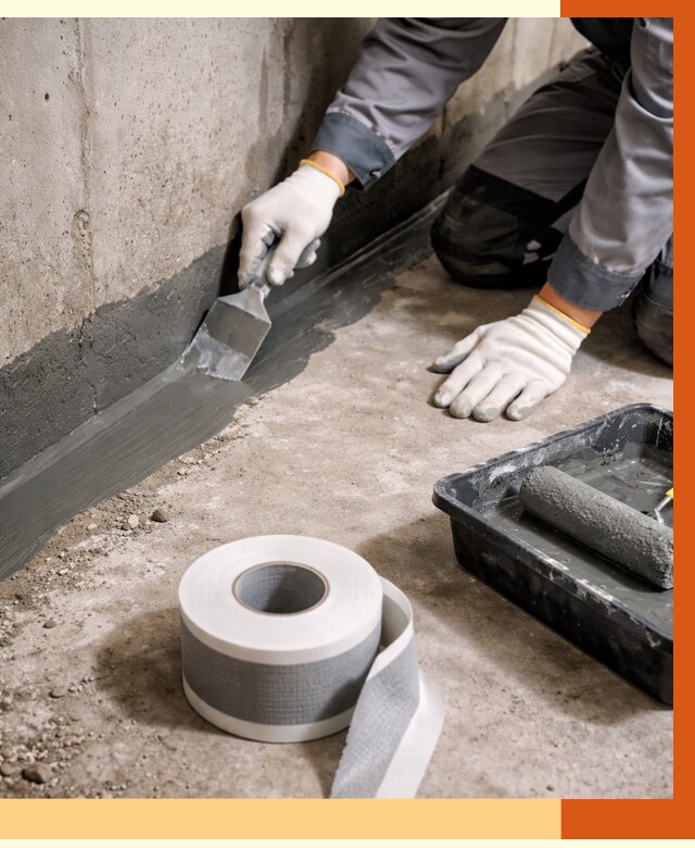 Гидроизоляция швов и герметизация стыков в Североморске от 1337 руб. | ТепломастерСвм