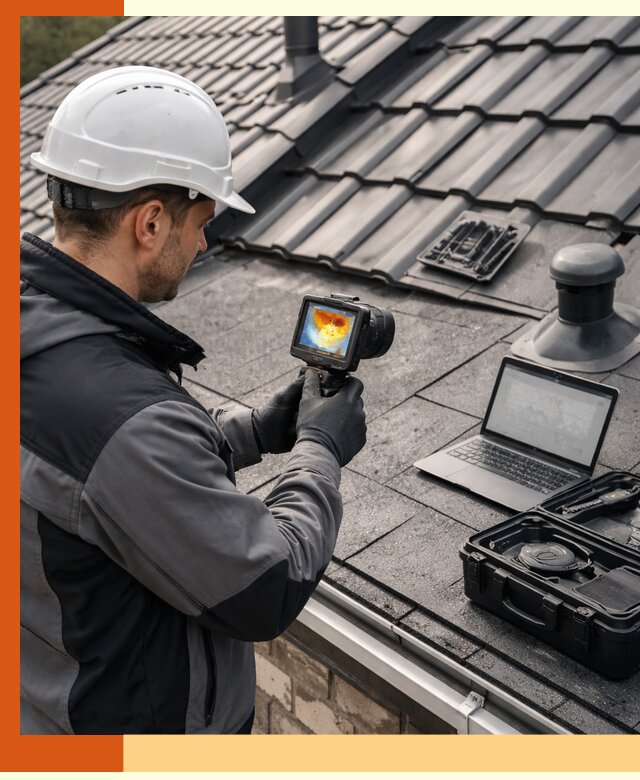 Тепловизионное обследование кровли в Североморске для выявления дефектов