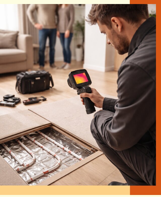 Тепловизионное обследование теплого пола в Североморске от 4814 руб. — ТепломастерСвм
