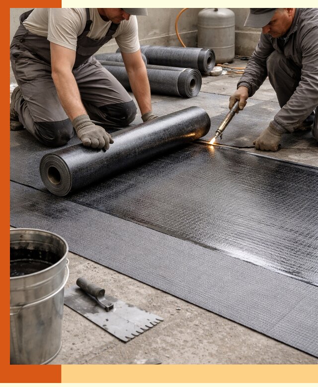 Монтаж гидроизоляционной мембраны в Североморске для зданий и конструкций