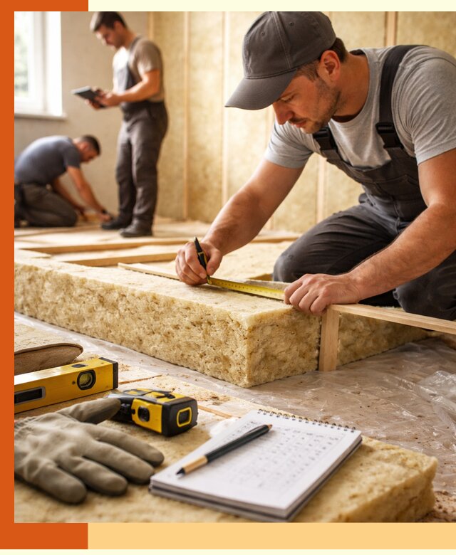 Расчет толщины утеплителя для зданий и помещений в Североморске